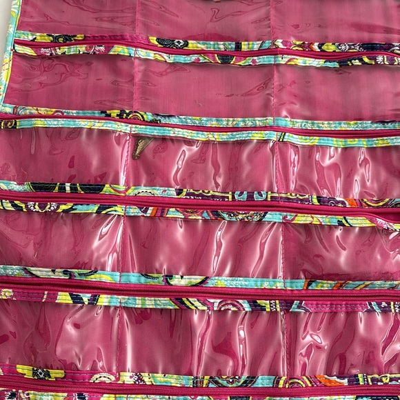 Vera Bradley hanging jewelry organizer - Picture 2 of 4